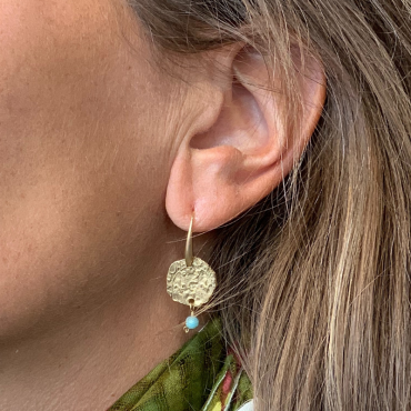 Boucles d'oreilles Miel