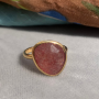 Bague NOCTURNE Quartz fraise