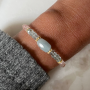 Bracelet OBI Aigue-marine