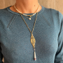 Collier OH! Jaspe rouge