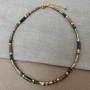 Collier PIPPA Tubes pierres fines