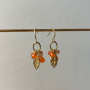Boucles plumes Pistache
