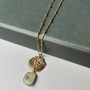 Sautoir Paz Prehnite