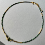 Collier PRETTY charms tourmaline verte