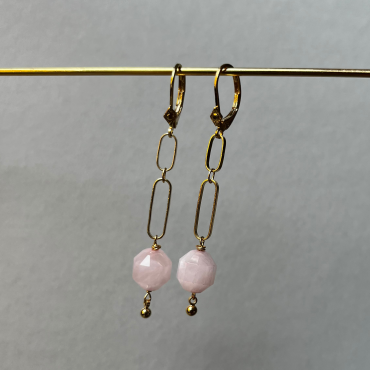 Boucles anneaux rectangles ORAN