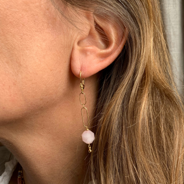 Boucles anneaux rectangles ORAN